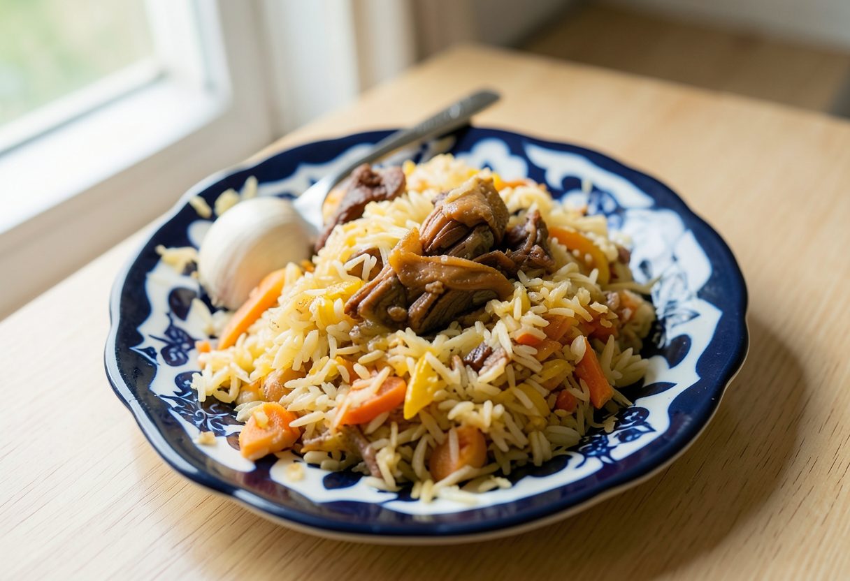 Плов с говядиной